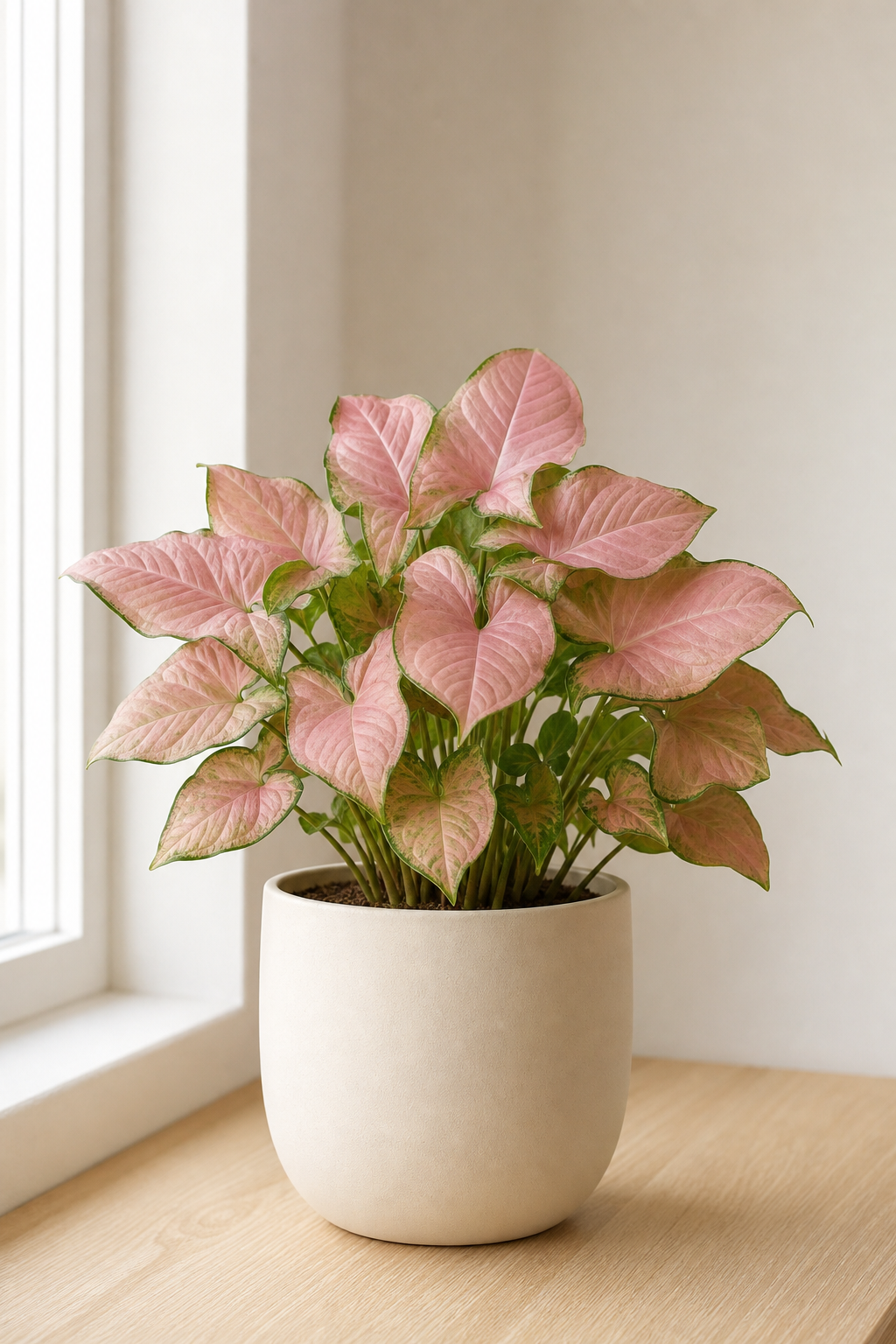 粉蝶合果芋